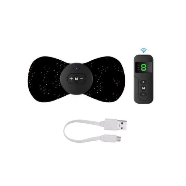 EMS Wireless Remote Control Cervical Massage Stimulator Portatile USB Elettrico Collo Schiena Massaggiatore Muscolare Sollievo Dal Dolore_voghion.com