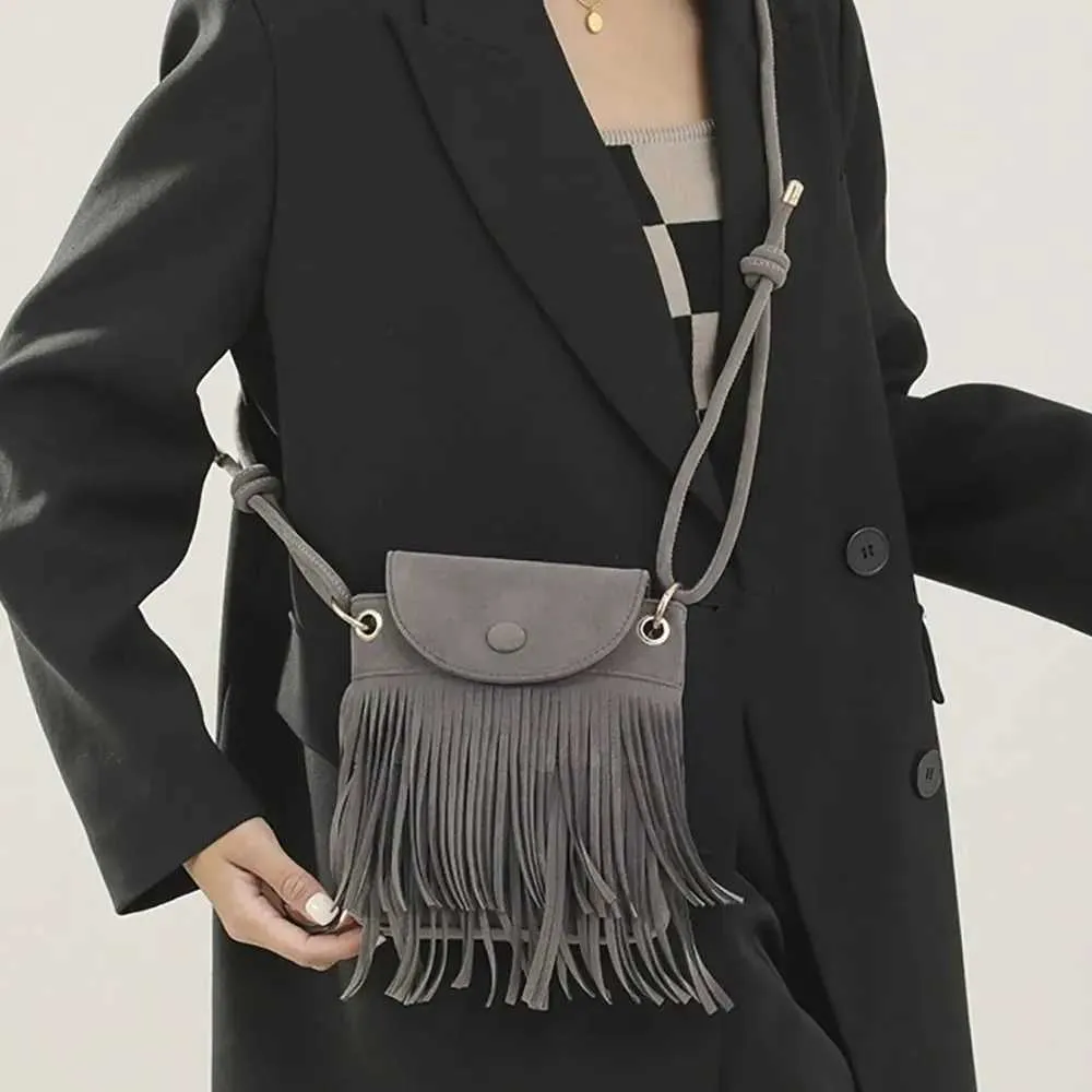 Women Tote Buckskin Veet Fringe Handbag Fashion Travel Shoulder Bag Crossbody Packet Durable Mobile Phone Grocery_voghion.com