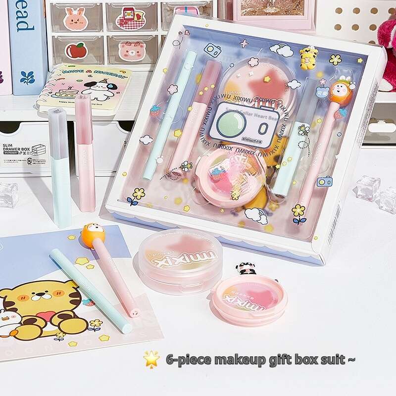 Set completo per principianti di trucco, kit di bellezza per feste studentesche, confezione regalo sentita_voghion.com