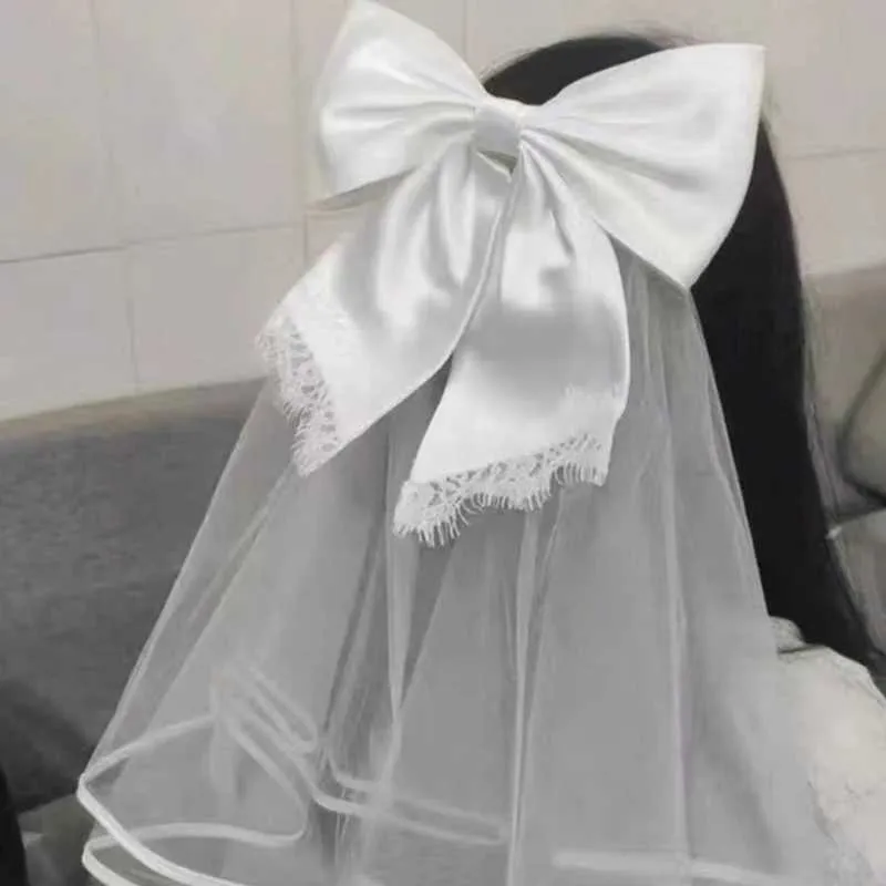 Hair Jewery Ribbon Bowknot Long Tues Haoween Carnivas Woman Bride For Marriage Wedding Ceebration Party Layer_voghion.com