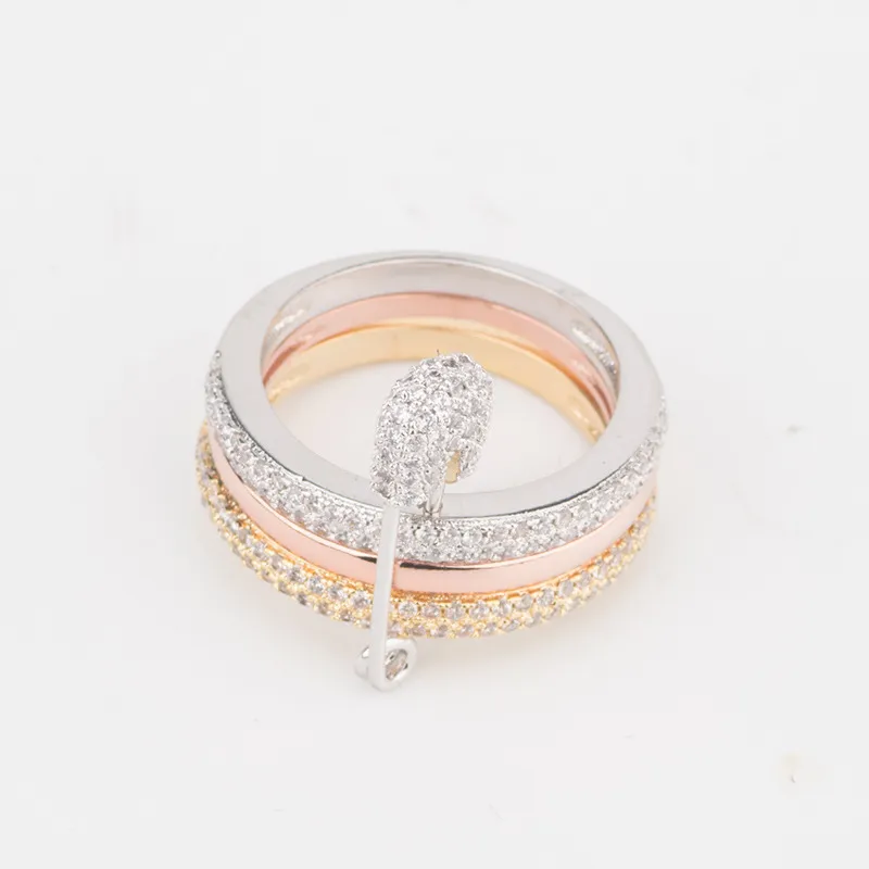 Pin Charm Stackable Bangle Set Gold Plated For Women And Girls_voghion.com