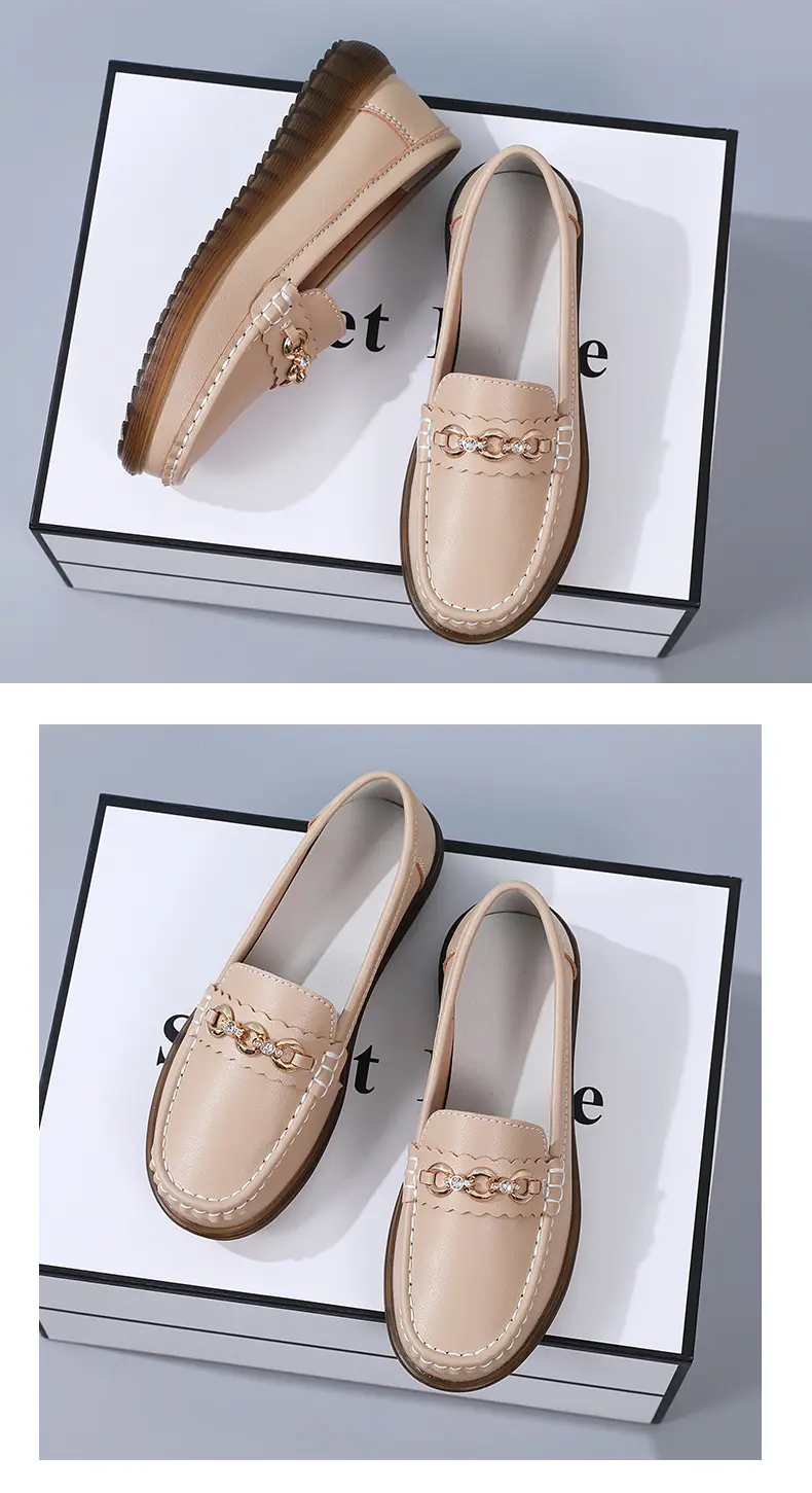 Comfortable Soft Sole Non-slip Flat Beanie Women's Casual Shoes_voghion.com