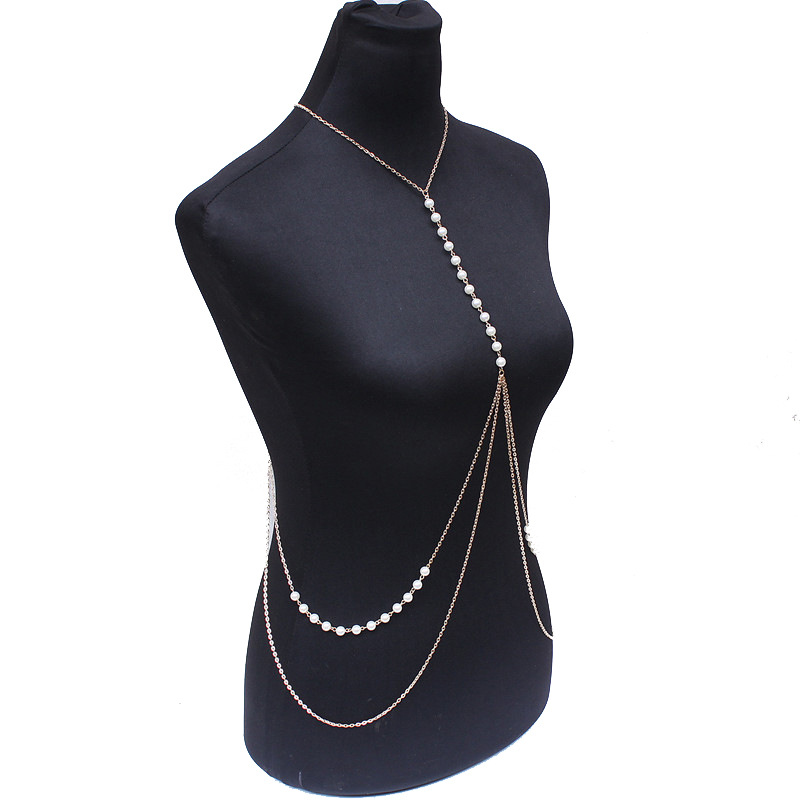 Hot selling new product body necklace one piece sweater chain jewelry TC1178_voghion.com