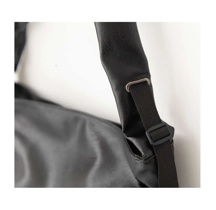 Nouveau sac fourre-tout à bandoulière plissé tendance pour campus universitaire_voghion.com