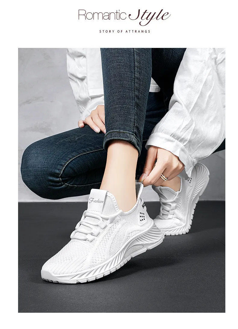 Womens Casual Running Shoes Trendy Lightweight Sports Trainers_voghion.com