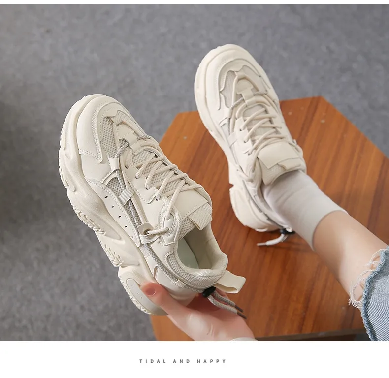 Breathable Casual Running Shoes With Thick Soles For Summer_voghion.com