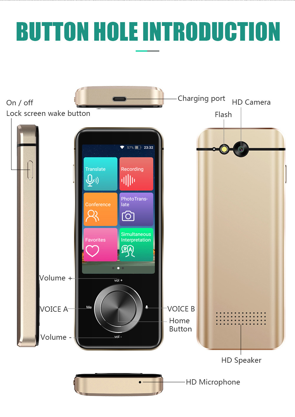 M9 Smart Voice Translator – Multilingual Instant Translation Device With WiFi, Photo & Voice Translation, Language Learning Tool_voghion.com