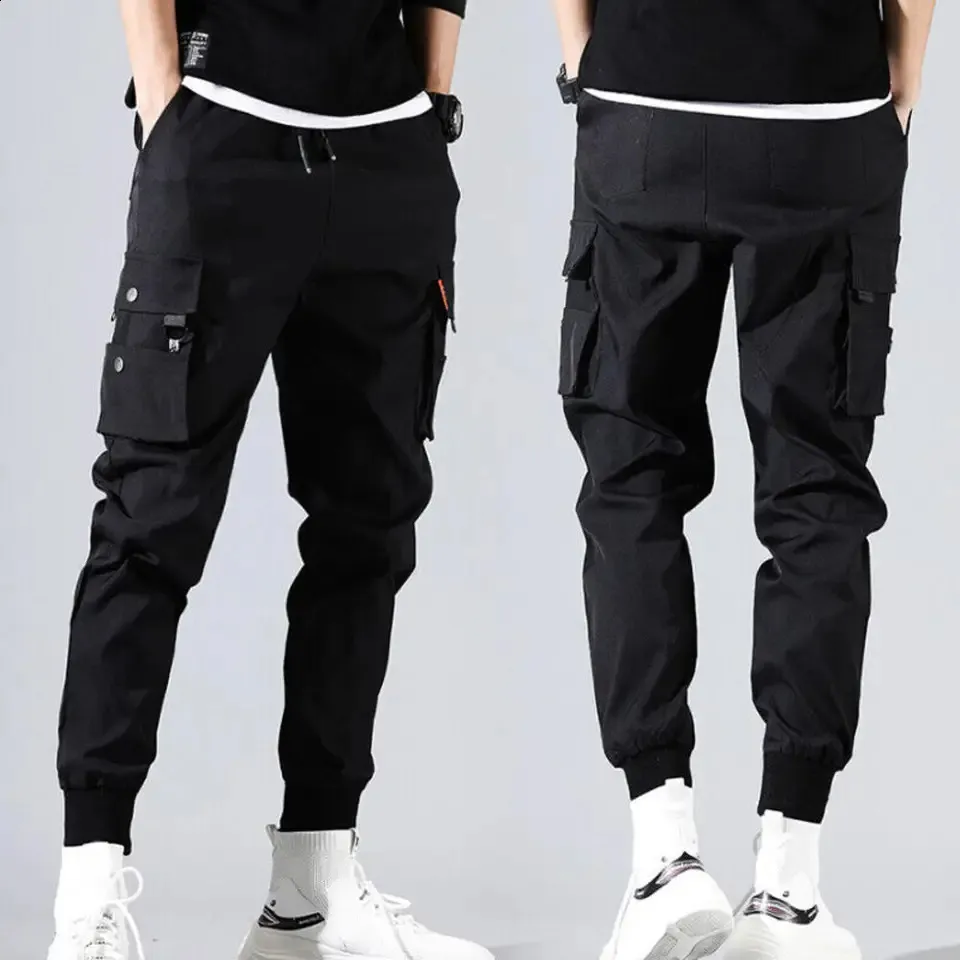 Calças táticas masculinas de combate com vários bolsos, calças casuais de treinamento, macacão, roupas de corrida, calças cargo masculinas para caminhada, 1 peça_voghion.com