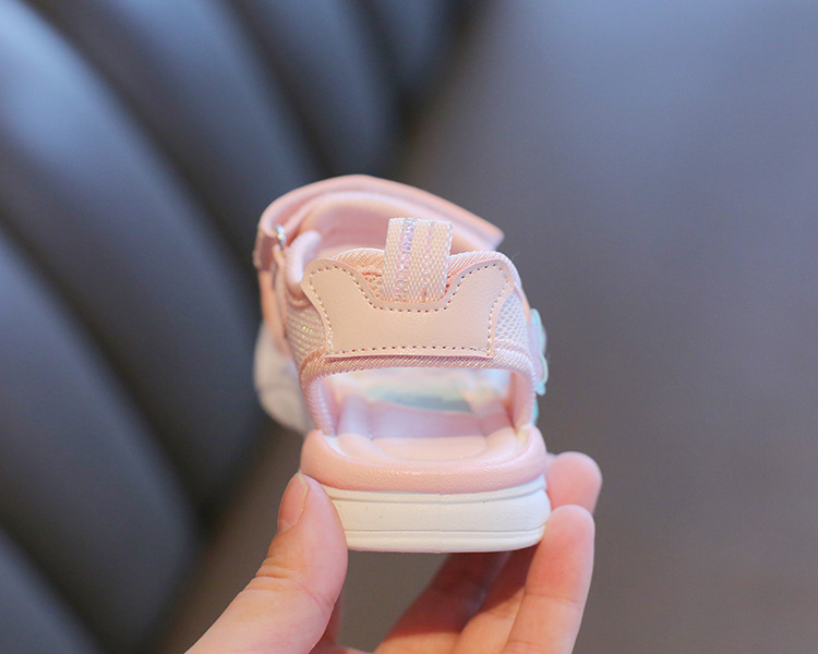 New Children's Beach Shoes Cartoon Little Girl Princess Shoes Soft Soled Baby Shoes_voghion.com
