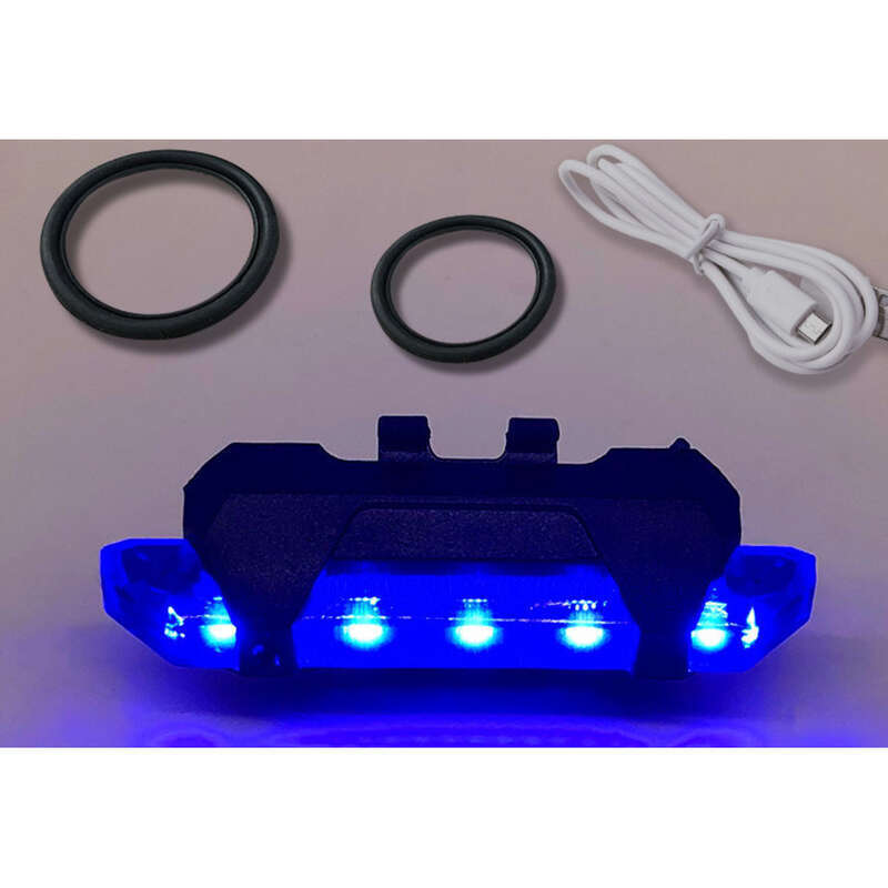Velosipēda USB uzlādes elektriskais nakts kalnu velosipēds, āra riteņbraukšanas aprīkojums, aizmugurējie aizmugurējie lukturi, brīdinājuma gaismas_voghion.com