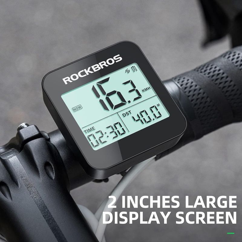 ROCKBROS Bisiklet GPS Bilgisayarı Kablosuz Bisiklet Kilometre Sayacı IPX6 600mAH_voghion.com