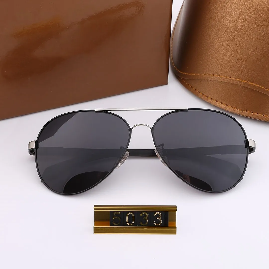 Men's Designer Sunglasses Metal Frame Uv400 Protection Eyewear_voghion.com