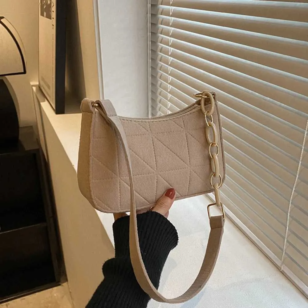 Sac de créateur pour femmes, nouvelle tendance de la mode rétro gerie, sac à bandoulière simple, portefeuille léger décontracté automne et hiver_voghion.com