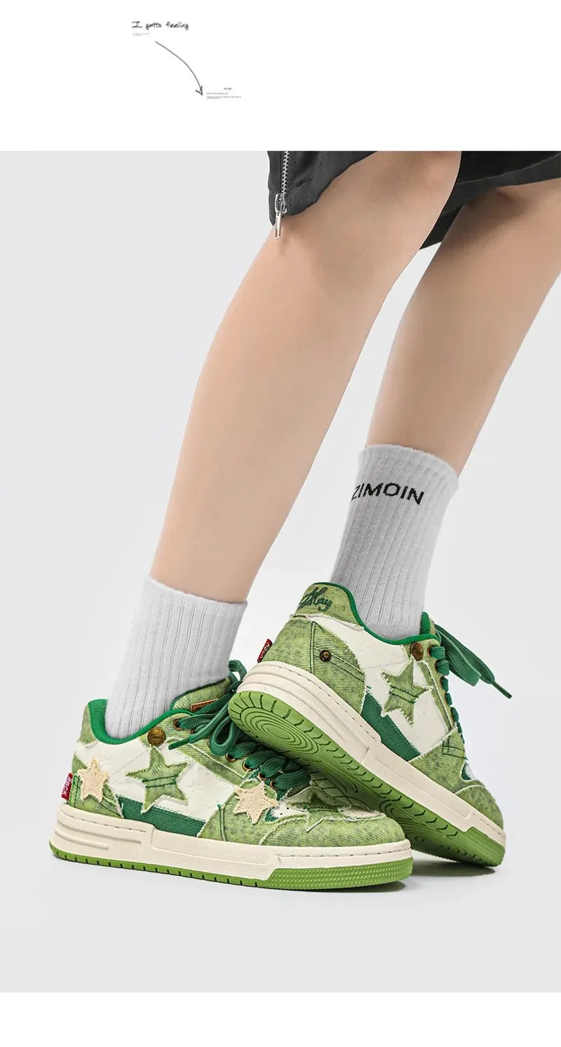 Modische Basketball-Sneakers: bequeme Casual-Sportschuhe mit weichen Sohlen_voghion.com
