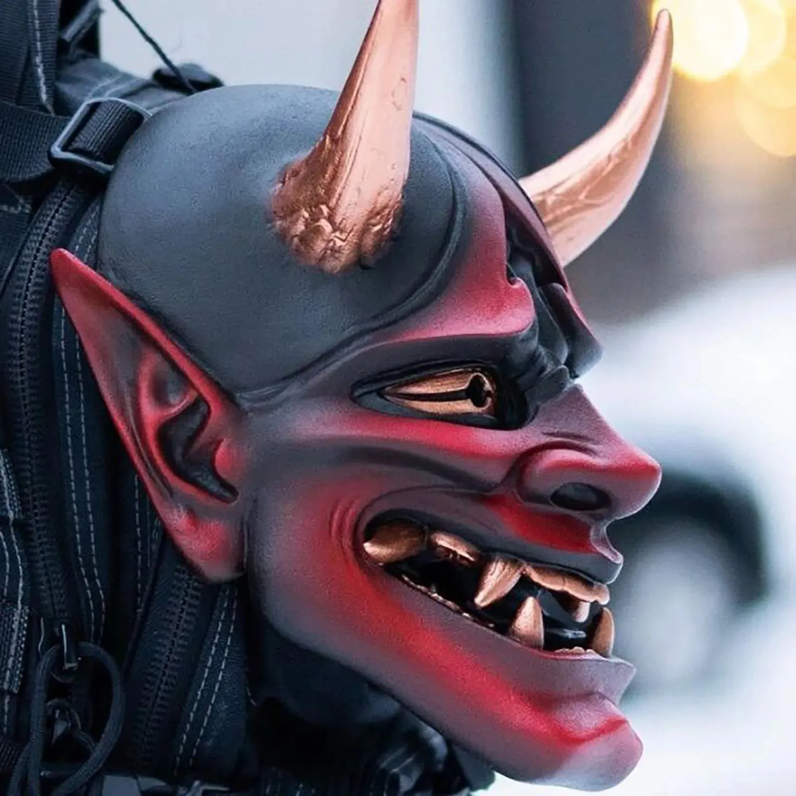 Hannia Halloween Role Playing Ghost Costume Accessories Carnival Horror Devil Prana Mask Props Party Supplies 240819_voghion.com