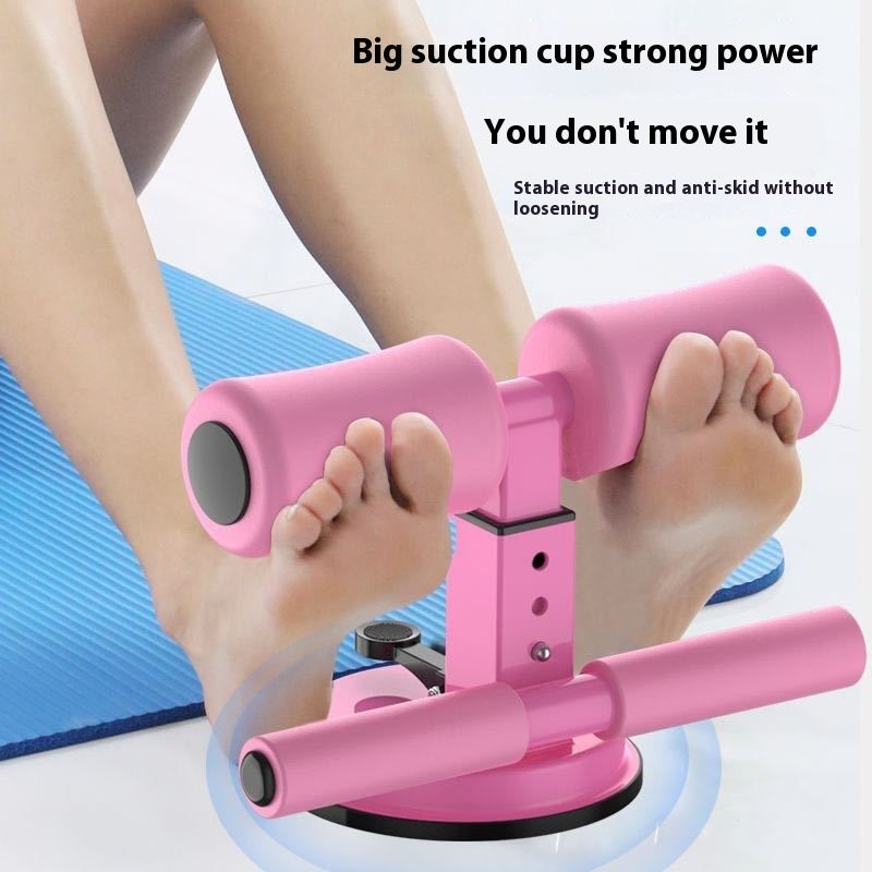 Sit up assist device, fixed suction cup type abdominal roller, waist and abdomen reduction exercise, home fiess_voghion.com