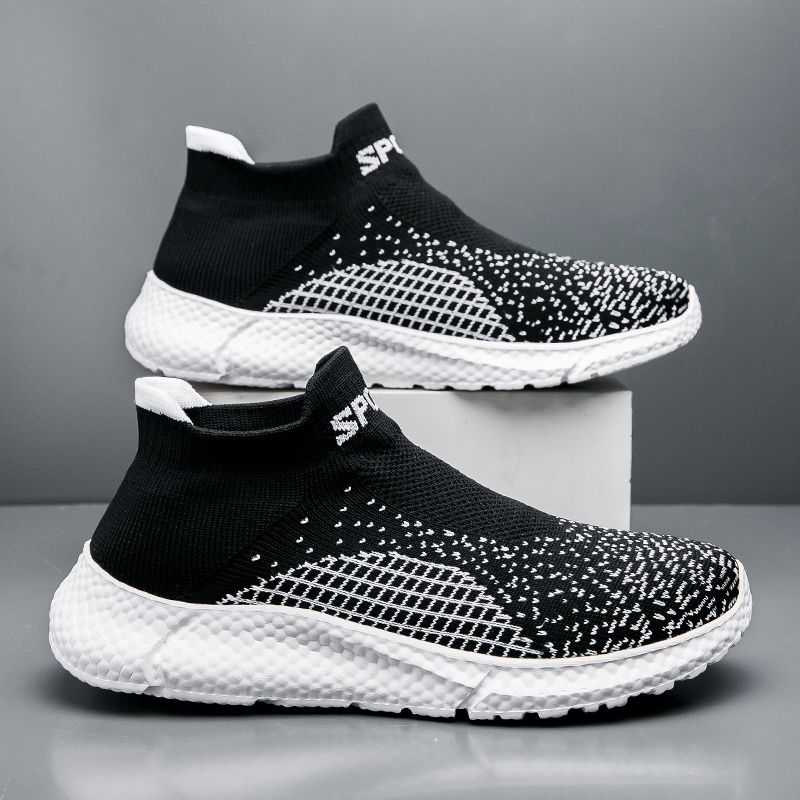 Slip On Men Outdoor Lightweight Men's Loafers Non-slip Soft Male Walking Shoes Breathable Mesh Casual Sneakers 2024_voghion.com