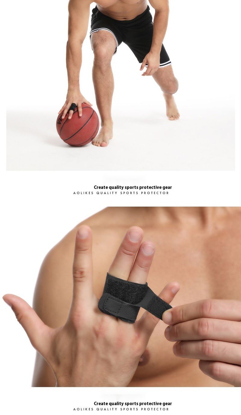 Vingerondersteuning druk nylon basketbal volleybal vingergewricht beschermhoes_voghion.com