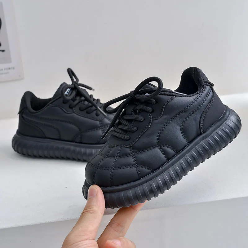 Børne bomuldssneakers til drenge og piger, ungdom, afslappet, skridsikre, småbørn, vintervarme sko, Littlesprouts træningssko, babystørrelser_voghion.com