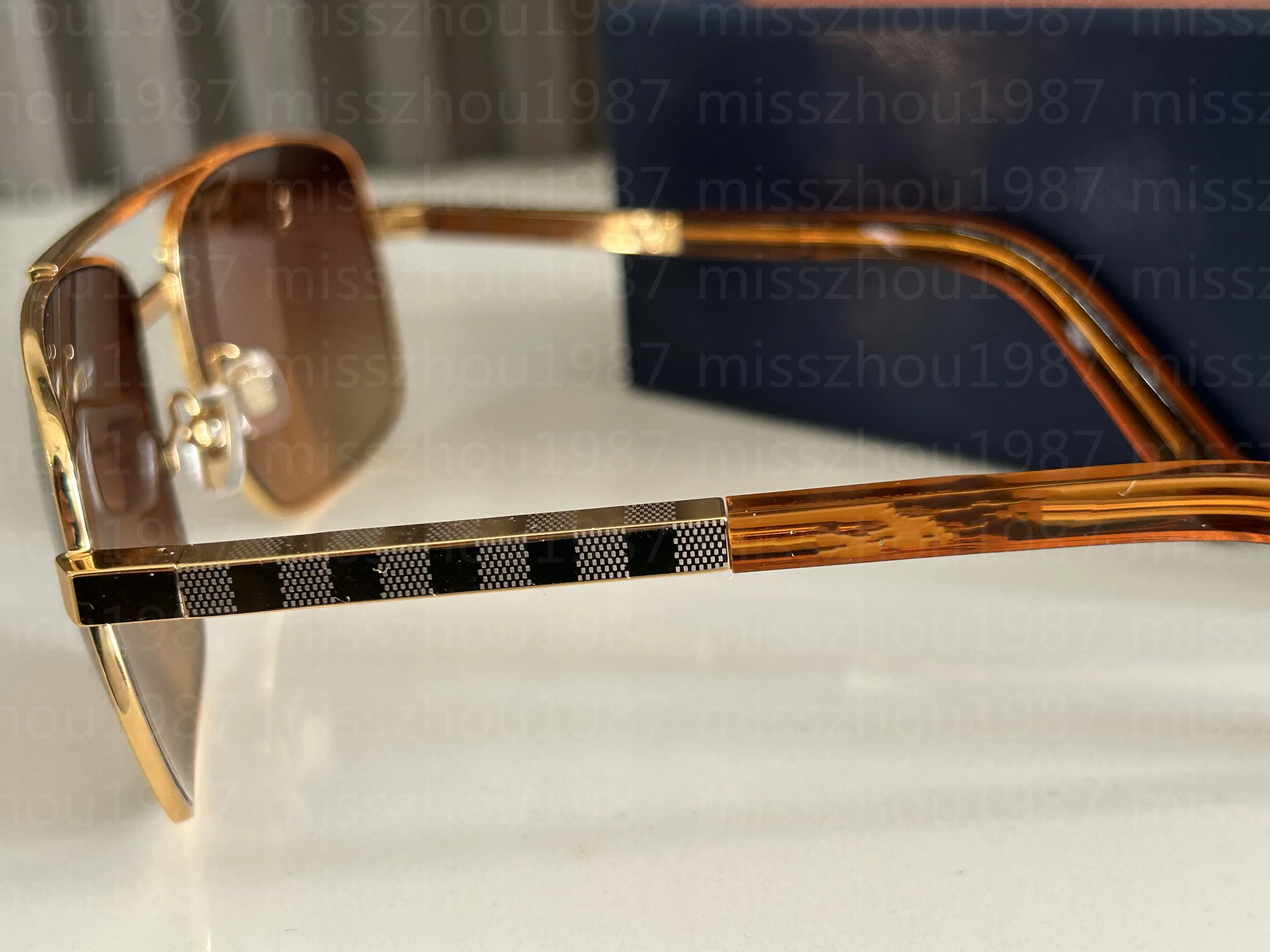Fashion designer sunglasses Men classic attitude 0259 Metal square frame Popular retro avant-garde outdoor uv 400_voghion.com