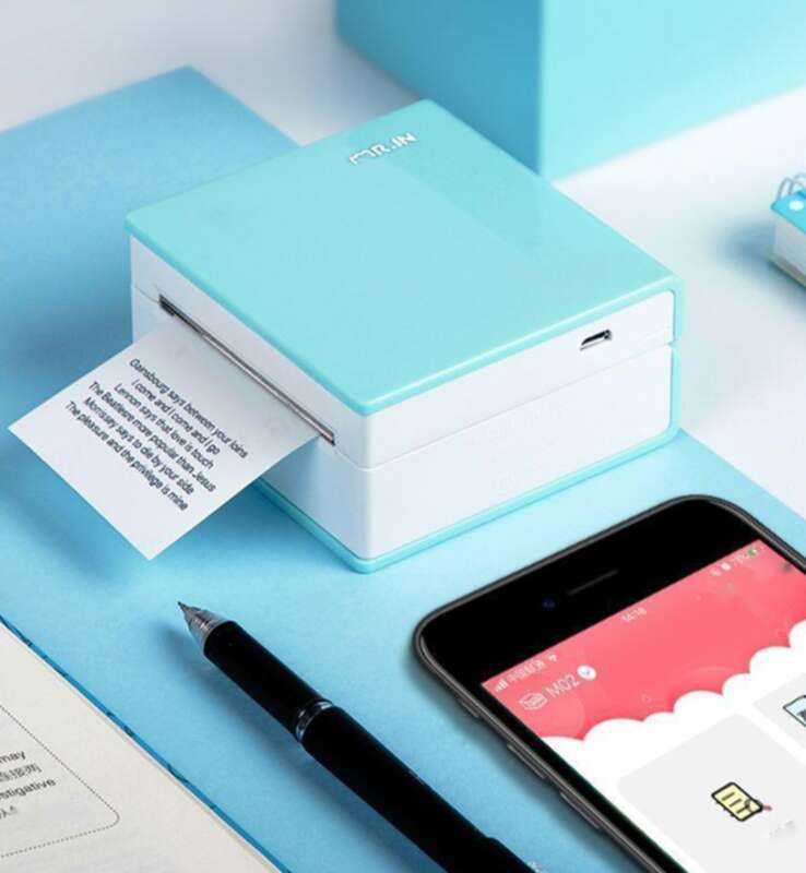 Yinxiansen mini žepni tiskalnik telefon Bluetooth fotografija napaka vprašanje termalni prenosni študentski kompaktni_voghion.com
