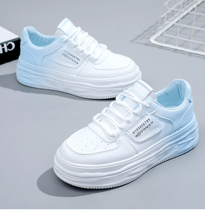 Bequeme Damen Sneaker Aus Leder Für Sport Und Freizeit_voghion.com