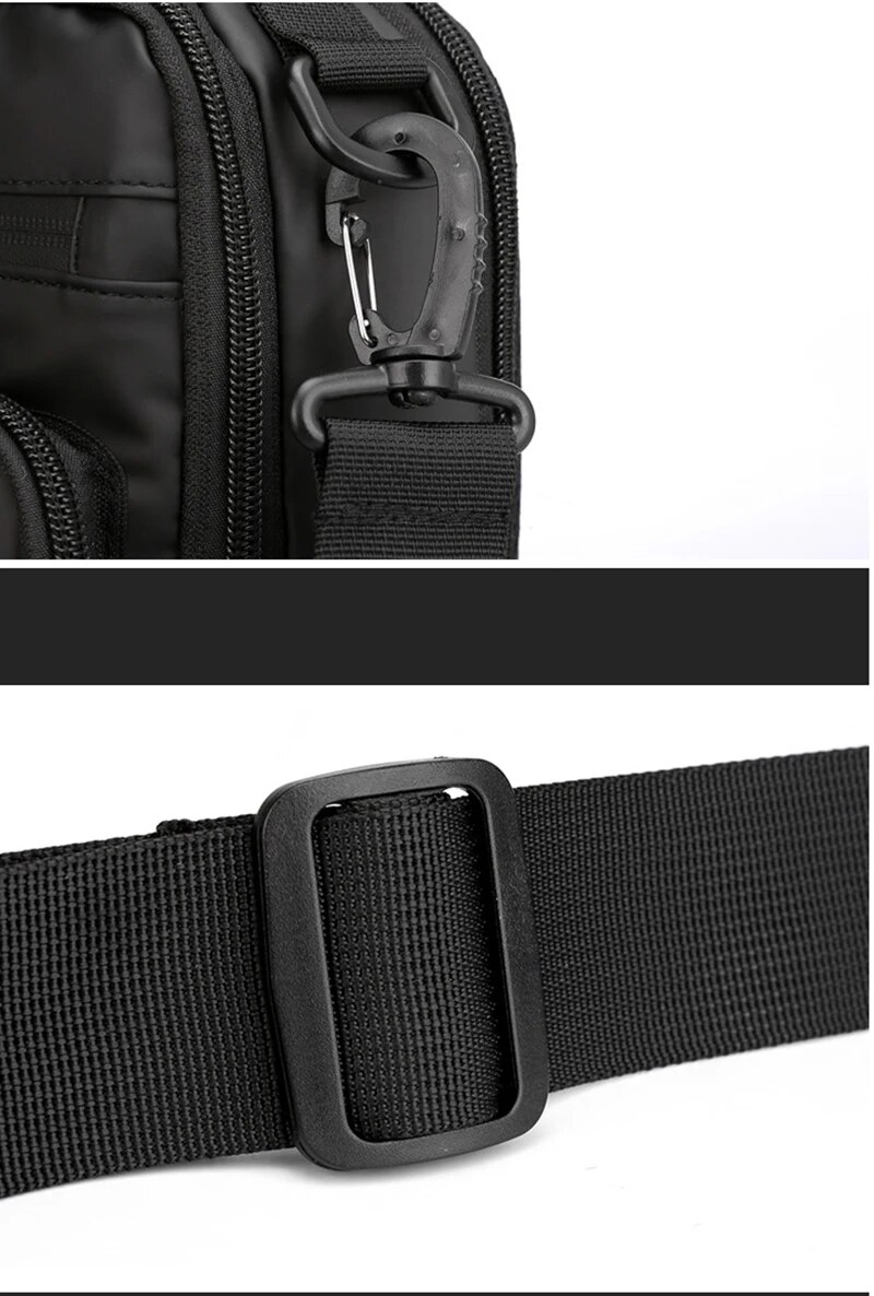 Mode Nylon Rucksack Daypack Männer Cross Body Brust Taschen Pack mit USB Lade Port Reise Männlichen Knapsack Rucksack_voghion.com
