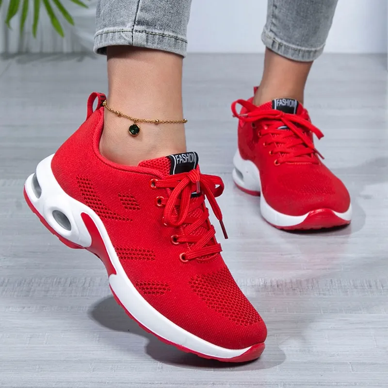 Summr Nw Fashionabl Trndy Running Lac Up Lightwight Brathabl Non Slip Big Sol Sports Shos Fr Shipping Ss_voghion.com