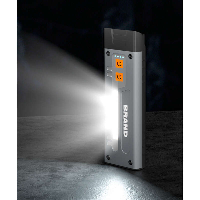 Multifunktionell Beliichtungstaschenlampe, Outdoor Campingzeltluucht, USB Opluedung, Duebelschalter Noutfalltaschenlampe fir_voghion.com