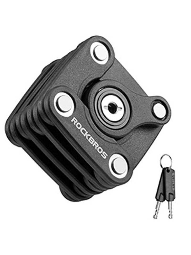 ROCKBROS Bicycle Chain Folding Lock + Holder DHL_voghion.com