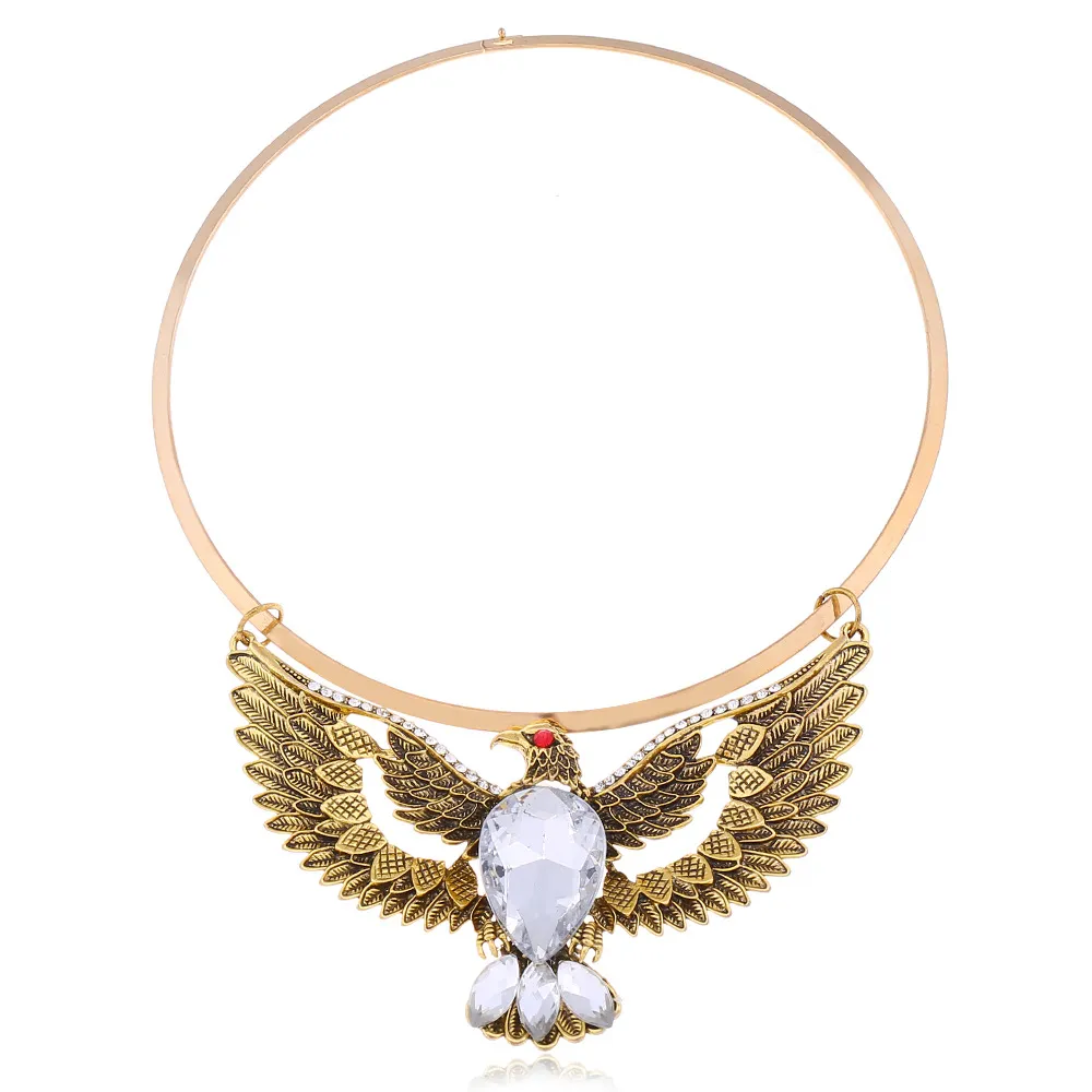 Collana girocollo statement etnica per donna metallo retrò_voghion.com
