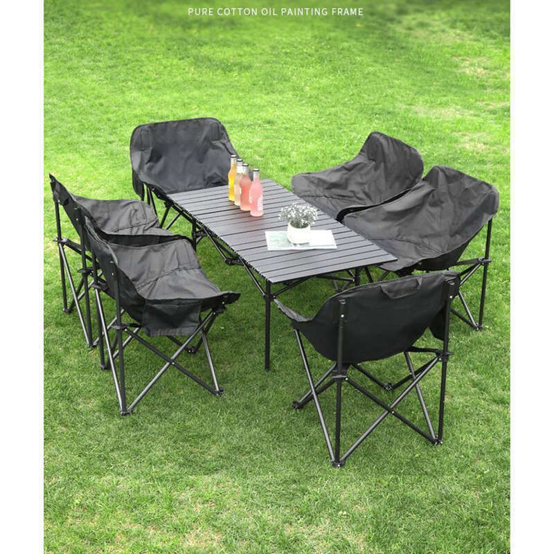 Udendørs sammenklappelig transportabel kyllingerullebord Picnicbord og stolebod Picniccampingudstyr fuld af_voghion.com