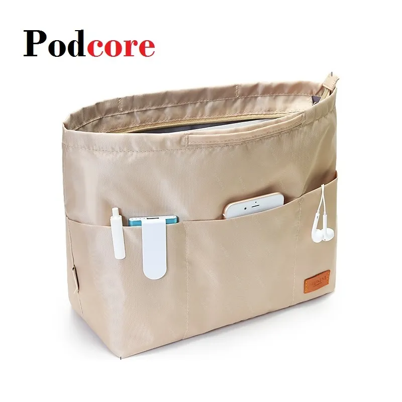 Geldbörse Nylon Große Einkaufstasche Organizer Einsatz Damen Handtasche Organizer Neceser Maquille Mujer 240724_voghion.com