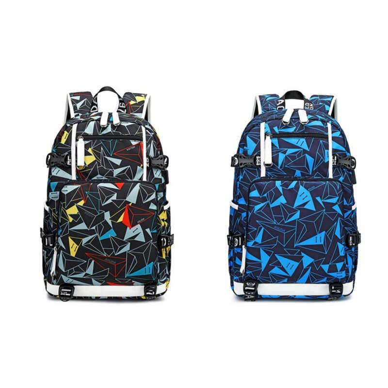 Sac à dos pour lycéens, sac d'ordinateur résistant aux éclaboussures avec impression par transfert thermique pour une utilisation en extérieur_voghion.com