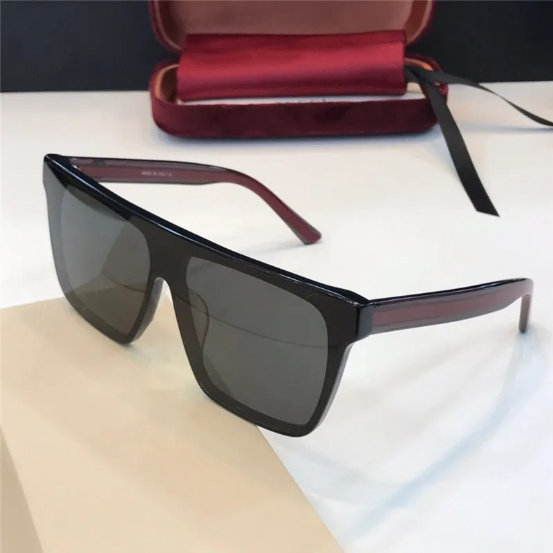 Wholesale-Sunglasses Brand Designer 0268 Fashion Big Frame Plate Glasses Siamese Lens Design Avant-garde Style UV400_voghion.com
