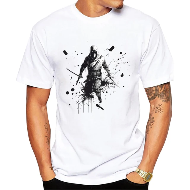 TEEHUB - Camiseta de estilo nuevo de anime japonés para hombre, camisetas retro con estampado de samuráis, camisetas de manga corta, camisetas Haruku_voghion.com