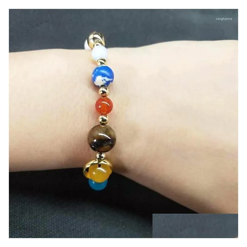 Collana con perline pianeti sistema solare set gioielli_voghion.com