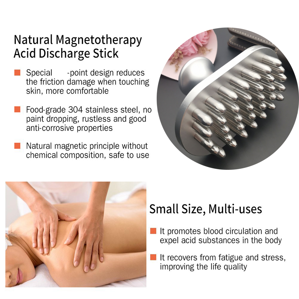 7000Gs Magnetic Massage Comb Gua sha Acupressure Trigger Point Massager Anti Cellulite Slimming Magnetotherapy Acid Discharge_voghion.com