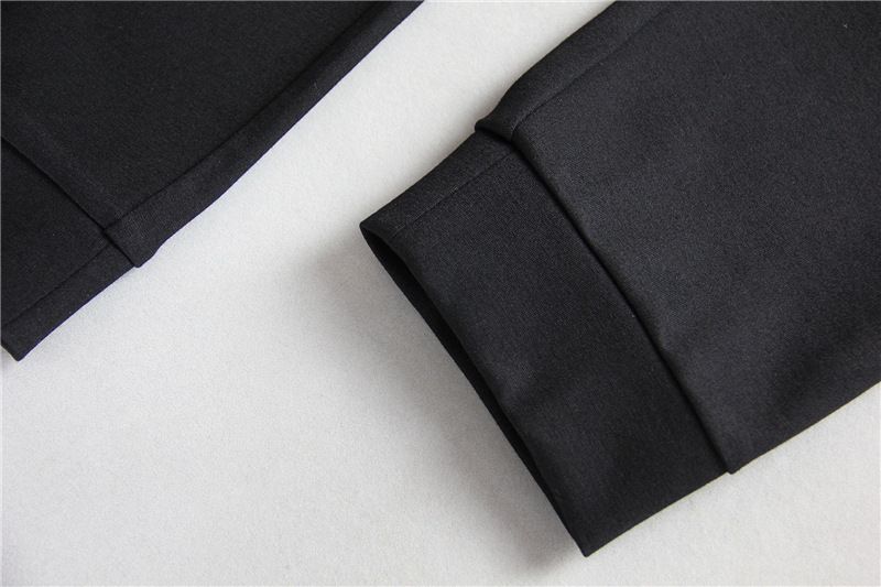 Selbstklebender Reißverschluss Herren Slim-Fit Hose Tapered Pants Sportliche elastische Taille Stretch Freizeithose_voghion.com