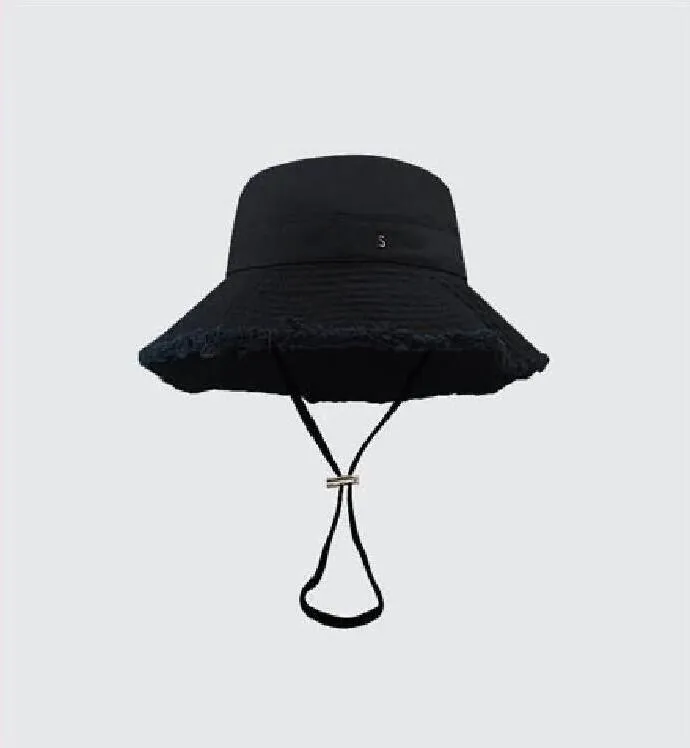 Bonnet de vacances en paille pour visiteur, belle casquette pour homme et femme, large chapeau d'été, bob à bord, artichaut, design, couleur unie_voghion.com