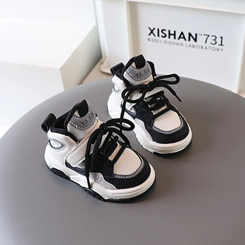 Scarpe da ginnastica firmate per ragazzi, scarpe casual per bambini, moda per ragazze, antiscivolo, calzature sportive Littlesprouts, invernali, calde, nuove, da corsa_voghion.com