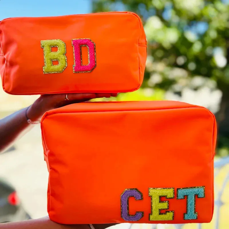 Factory Wholesale Multi Color Women Makeup Waterproof Nylon Brush Custom Pouch Cosmetic Bag 241120_voghion.com