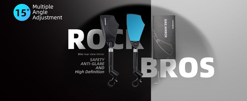 ROCKBROS bakspeil HD 360° antirefleks 1 stk. terrengsykkel landeveissykkel_voghion.com
