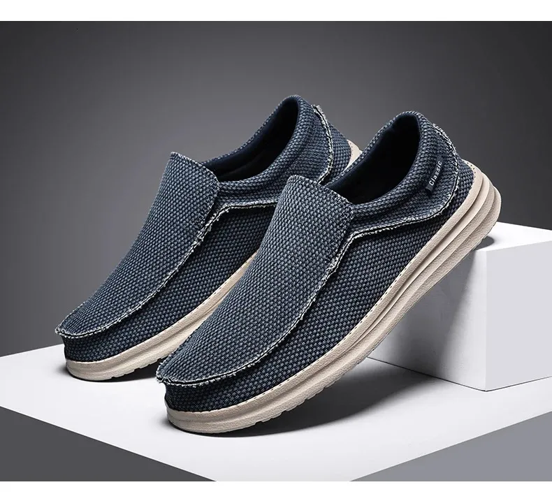Chaussures décontractées pour homme, printemps-été, en toile respirante et confortable, semelle souple vulcanisée, idéales pour la marche, la conduite et les activités de plein air (réf. 241205)._voghion.com