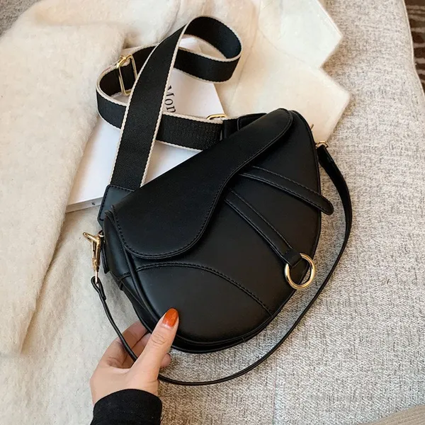 Designer Saddle HorsebitShoulder Bags Handbag Fashion Cross Body Bag Women's Classic Retro Handbags Versatile Portable_voghion.com