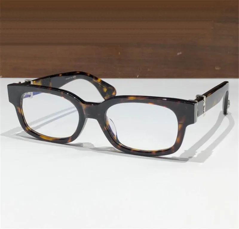 Nuovo design alla moda da uomo, montatura quadrata ottica 8233 retrò in acetato, stile semplice e popolare, forma versatile_voghion.com