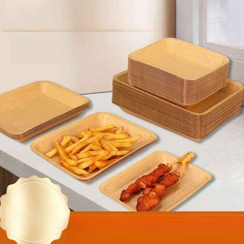 Paksendatud ühekordselt kasutatav jõupaberist paadikarp, grillplaat, hot dog, friikartulid, kaubanduslik praekana suupistealus_voghion.com