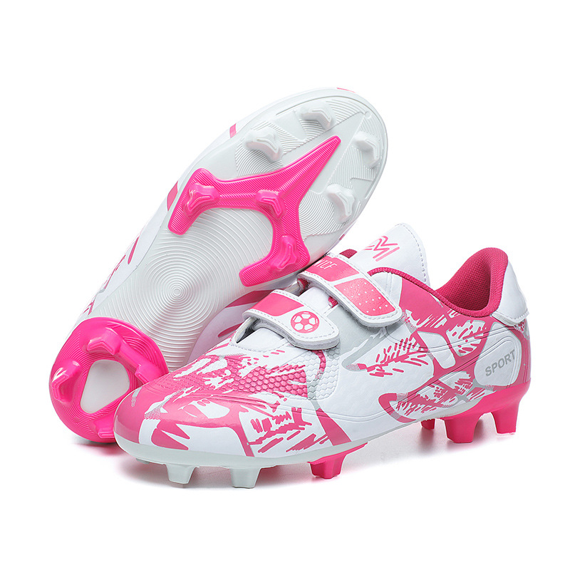 Kinder Fußball TF Stollen Kunstrasen FG Nieten Leder Jugend Student Klett Training Schuhe_voghion.com