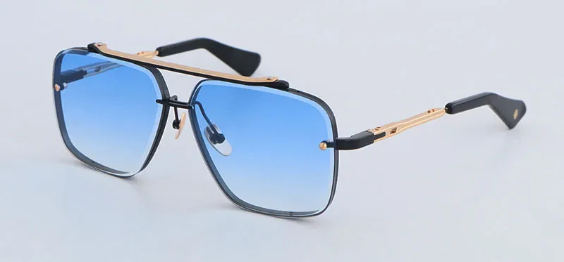 Modedesigner SIX Metall-Sonnenbrillen für Männer Große quadratische Gläser Vintage Herren Damen Klassische Promi-Stil Brillen_voghion.com