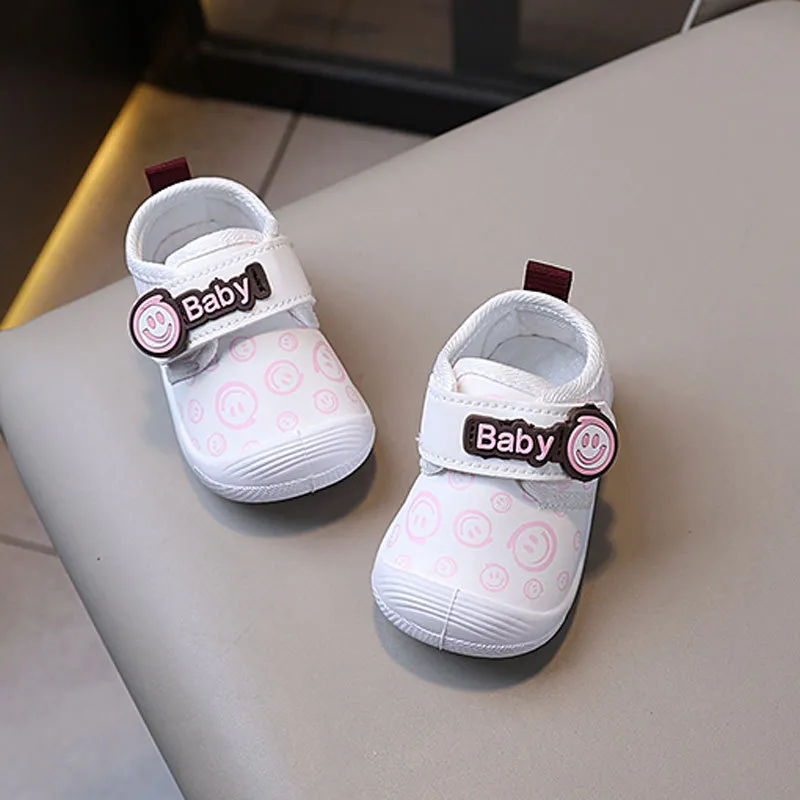 Chaussures de premiers pas pour bébé fille et garçon, baskets souples pour nouveau-né, chaussures décontractées pour tout-petits, tailles 16 à 21_voghion.com